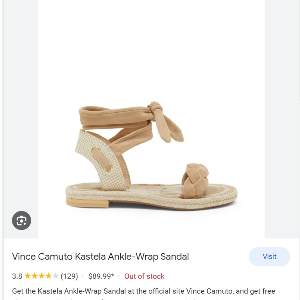 Vince Camuto Kastela Ankle Wrap Sandal